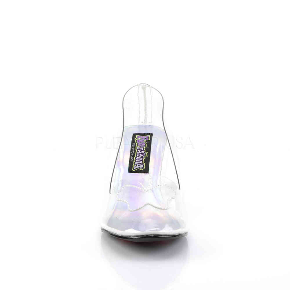 Funtasma - CRYSTAL-103 Pumps - Transparant/Zilverkleurig